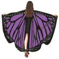 Miniatyrbilde 1 av 10: Butterfly Cape Butterfly Wings Shawl 06 06 06