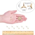 Miniatyrbillede 4 af 6: Whale Tail Shape Charms Whale Fish Tail Vedhæng Hale Shape