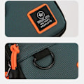 Miniatyrbillede 3 af 10: Brysttaske Messenger Bag SORT Black