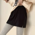 Miniatyrbillede 5 af 10: A-Line skjorte Split Flare Hem SORT XLA A Black XLA-A