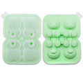 Miniatyrbilde 3 av 10: Ice Cube Mold Ice Making Box ROSA FIRE RITTER FIRE RETTER pink four grids-four grids