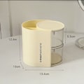 Miniatyrbillede 1 af 10: Powder Puff Opbevaringsboks Kosmetisk Bomuld Opbevaring GUL 2-LAG Yellow 2-layer-2-layer