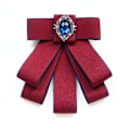 Pikkukuva 1 / 8: Rusetti Bowknot rintakorut WINE RED Wine red