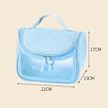 Miniatyrbillede 2 af 8: Gennemsigtig makeuptaske Rejsetaske SORT black