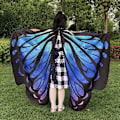 Miniatyrbild 9 av 10: Butterfly Cape Butterfly Wings Sjal 04 04 04