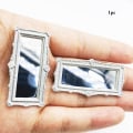 Pikkukuva 2 / 6: Nukkekodin miniatyyripeili meikkipeili SILVER Silver