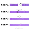 Miniatyrbilde 2 av 10: Yoga Strap Treningsstropper LYS GRÅ LYS GRÅ Light gray