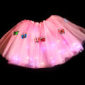 Miniatyrbilde 9 av 10: Bobleskjørt LED-skjørt LILLA purple