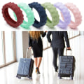 Miniatyrbild 4 av 10: 8ST/ Set Resebagage Caster Skor Resväska Hjul Skydd Red 8Pcs-8Pcs
