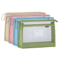 Miniatyrbilde 10 av 10: Mesh-glidelåspose Veske Transparent filveske FARGE 4 FARGE 4 Color 4