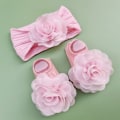 Pikkukuva 1 / 7: 3 kpl / set Otsanauhat Sukat Set Cap Set PINK pink