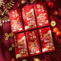 Pikkukuva 1 / 10: New Year Money Red Envelope 2024 Dragon Year universal punainen laukku 01