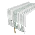 Miniatyrbild 3 av 10: Bordslöpare Simple Fringe Bordsflagga SVART STIL 1 STIL 1 black style 1-style 1