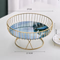 Miniatyrbilde 1 av 10: Fruktbrett Dim Sum fat BLÅ L Blue L
