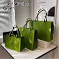 Miniatyrbilde 1 av 10: 1 Stk Filt Skulderveske Messenger Bag GRØN LARGE GRØN LARGE green large