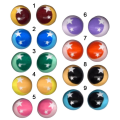 Miniatyrbillede 10 af 10: 10 stk/5 par Eyes Crafts Eyes Puppet Crystal Eyes 6MM-STAR TO 6mm-Star to Right2