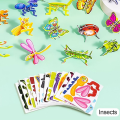Pikkukuva 1 / 10: 25 kpl Hyönteispalapeli Blocks HÄNSET HYÖNTEET Insects