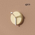 Miniatyrbilde 1 av 10: 4stk Veggkrok Selvklebende krok GUL Y SHAPE Y SHAPE yellow Y shape-Y shape