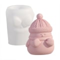Miniatyrbild 5 av 9: 3D Snowman Form Ljushållare Form A101A-1 A101A-1 A101A-1