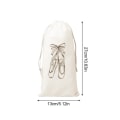 Miniatyrbillede 2 af 10: Dansesko opbevaringstaske Bundle Mouth Velvet Bag C C C