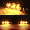 Miniatyrbillede 8 af 10: 1 par motorcykel blinklys Motorcykel blinklys Transparent Shell
