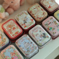Miniatyrbilde 9 av 10: Candy Tin Box Oppbevaringsboks 3 3 3