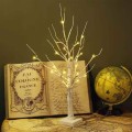 Miniatyrbilde 8 av 10: Led Birch Light Tree Blinkende Tree Bonsai SVART Black