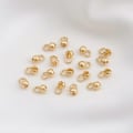 Miniatyrbilde 8 av 10: 1/5 stk Cord Crimp Beads Clam Shell Bead 5 STK SØLV 5 STK SØLV 5Pcs Silver