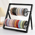 Miniatyrbild 9 av 10: 1Rull sidenband Cake Band BREDD 1CM - VIT BREDD 1CM - width 1cm - white