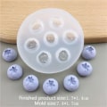 Miniatyrbillede 1 af 10: Lys Silikoneform Bageform BLÅBÆRFORM XL BLÅBÆR Blueberry Mold XL