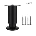 Miniatyrbilde 1 av 10: Støtteben Møbelben SVART 8CM Black 8CM