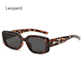 Miniatyrbilde 1 av 10: Y2k Star Solbriller Punk Solbriller LEOPARD LEOPARD Leopard
