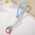 Miniatyrbillede 1 af 6: Flettet Nøglering Anti Lost Knot Rope Strap 5 5 5