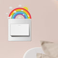 Miniatyrbilde 6 av 7: Rainbow Veggdekor Glow in The Dark Stickers 4 STK 4 STK 4PCS
