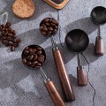 Miniatyrbilde 6 av 10: 2 Stk Kaffe Måleskje Kaffe Målekopp SVART Black