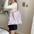 Pikkukuva 9 / 10: Canvas-olkalaukku Kiristysnyörillä ostoskassi 06 06 06