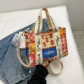 Miniatyrbilde 1 av 10: Bokstavtrykt tøyveske Crossbody-veske D D D