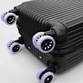 Miniatyrbillede 8 af 10: 8 STK/Sæt Rejse Bagage Caster Sko Kuffert Hjul Beskyttelse Wine Red 8Pcs-8Pcs