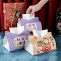 Miniatyrbild 6 av 10: Paper Tissue Box Desktop Servettpumpning 3 3 3