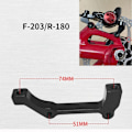 Miniatyrbillede 8 af 10: Skivebremsemonteringsadapter PM/IS Converter F180 F180 F180