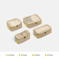 Pikkukuva 1 / 10: 4/6 KPL Matkalaukku Organizer KHAKI 4 KPL/ SET Khaki 4PCS/Set-4PCS/Set