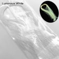 Miniatyrbillede 6 af 10: Fluebindingsmaterialer Holografisk Tinsel LYSTENDE LYSEBLÅT Luminous Light Blue