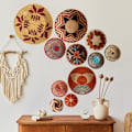 Pikkukuva 3 / 7: 11 kpl Boho Basket Seinätarrat Pyöreät seinätarrat Moderni Boho