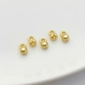 Miniatyrbilde 4 av 10: 1/5 stk Cord Crimp Beads Clam Shell Bead 5 STK GULL 5 STK GULL 5Pcs Gold