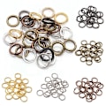 Miniatyrbillede 3 af 10: Åbne Jump Rings Split Rings Connectors 6MM4 4 6mm4