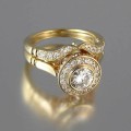Miniatyrbillede 7 af 7: Fuld diamantringsæt stabelbare ring STØRRELSE 8 STØRRELSE 8 size 8