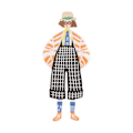 Miniatyrbilde 10 av 10: Broderilapp Brodert klut limt inn 7 7 7