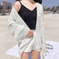 Miniatyrbilde 8 av 10: Sommerstrikket cardigan Tynn cardiganfrakk APRIKOS Apricot
