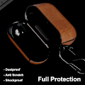 Miniatyrbillede 3 af 10: Øretelefonetui Trådløst hovedtelefoncover MØRKEBRUN Dark Brown