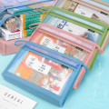 Miniatyrbilde 4 av 10: Mesh-glidelåspose Veske Transparent filveske FARGE 4 FARGE 4 Color 4